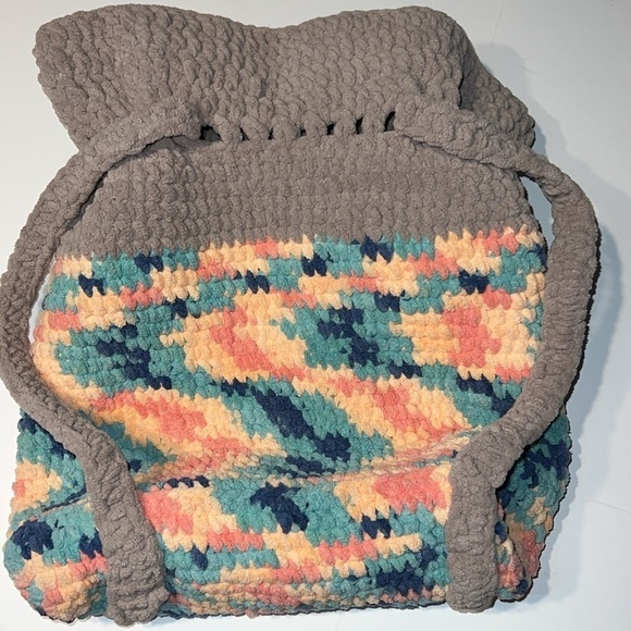 Crochet Backpack Beach Pool Swimming Summer - Picture 1 of 9